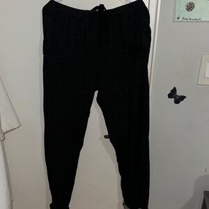 Roots Charcoal Textured Pants
